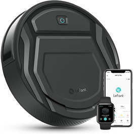 Робот-пилосос LEFANT M210P: 2200Pa, Wi-Fi, Bluetooth, 6 режимів, для твердих підлог та шерсті тварин