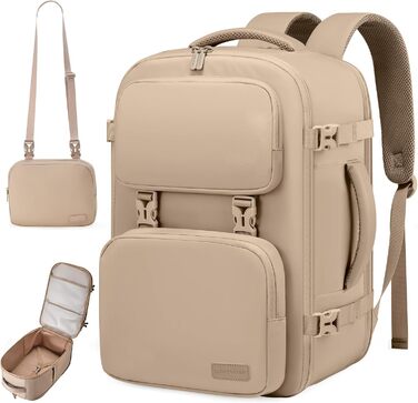 LOVEVOOK Рюкзак для ручної поклажі в літак 40L, жіночий великий, 17.3