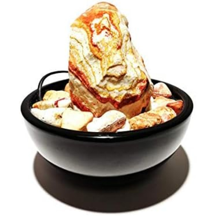 Настільний фонтанчик Zimmerbrunnen RS-01 з натурального пісковику (білий)