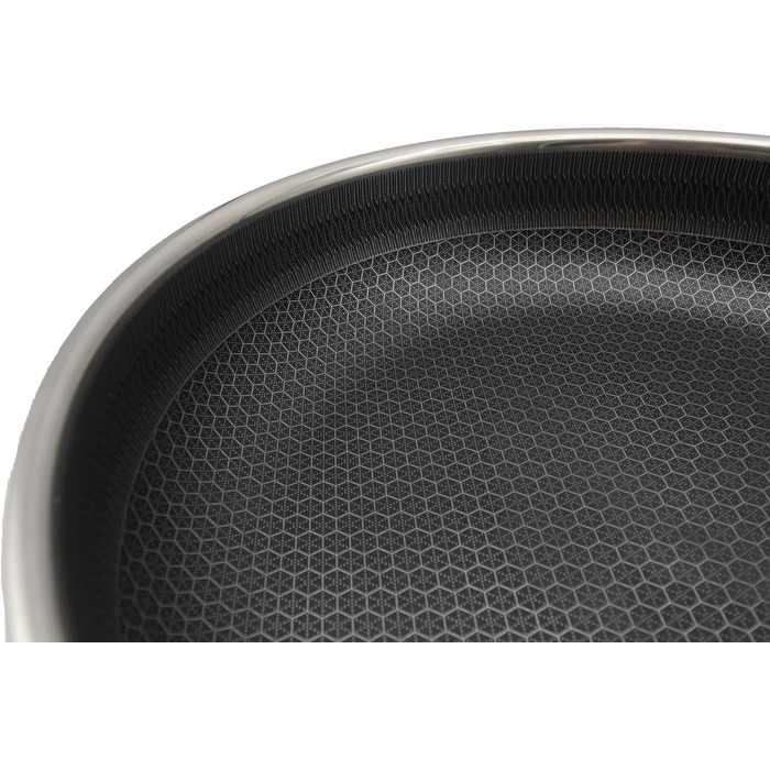 Сковорода з нержавіючої сталі culinario 28 см зі стільниковим антипригарним покриттям Індукція
