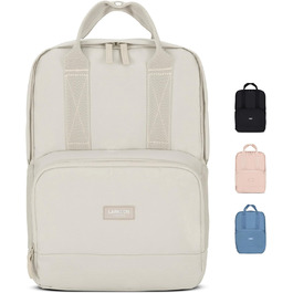 Рюкзак LARKSON жіночий та чоловічий - No 6 - Рюкзак з відділенням для ноутбука 16 дюймів - Рюкзаки для Сіті, Школи, Бізнес - Шкільний рюкзак для дівчаток, Підлітки - Водовідштовхувальний пісок
