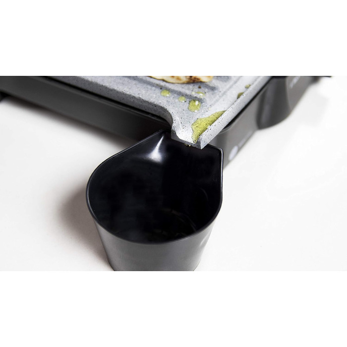 Електрогриль Cecotec Rock'n Grill 2000 з антипригарним покриттям RockStone, 2000 Вт, нержавіюча сталь та пластик