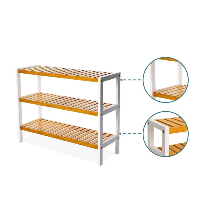 Стелаж для взуття Relaxdays з бамбука