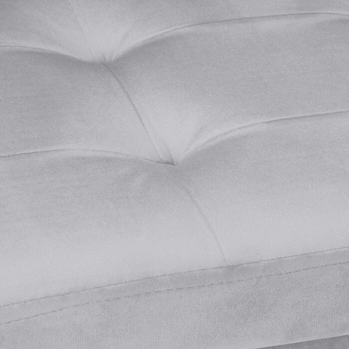 Лавка Relaxdays з оксамитовим покриттям та дерев'яними ніжками