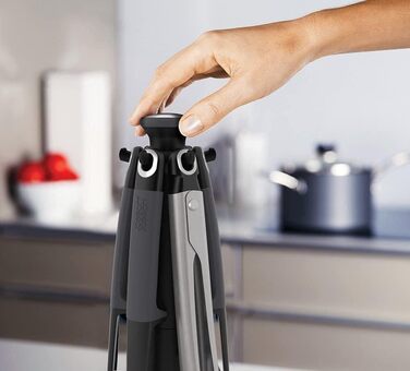 Набір кухонних аксесуарів Joseph Joseph Elevate, 6 предметів, сірий (з щипцями)