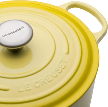 Le Creuset Signature Чавунна сковорода з кришкою, 24 см, 4.2 л, Citrus