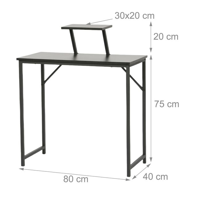 Стіл Relaxdays з підставкою для монітора