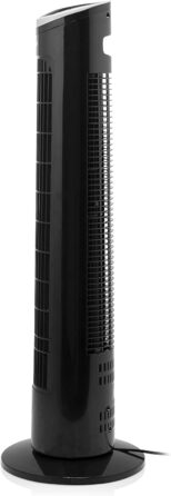 Баштовий вентилятор Tristar, коливальний на 85, потужність 40 Вт, з функцією таймера, ідеально підходить для використання в спальні, білий (VE-5865)