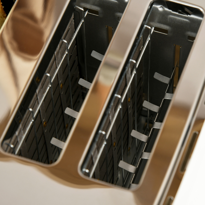 Набір тостера та чайника 2-в-1, 7 рівнів підсмажування, функція розморожування та підігріву, кремово-білий