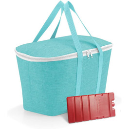 Утеплена сумка-холодильник, складна, міцна, на блискавці - 44,5 х 24,5 х 25 см, об'єм 20л - Ексклюзивний набір, Twist Ocean (4086)