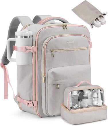 Чорний дорожній рюкзак OVEVOOK для ноутбука 17.3