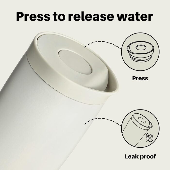 Термокружка BOTTLE Thermobecher 350 мл, для кави та чаю, з вишуканим клапаном Quick-Press, ізольована модель Travel Mug Classic Grande (Зелений)