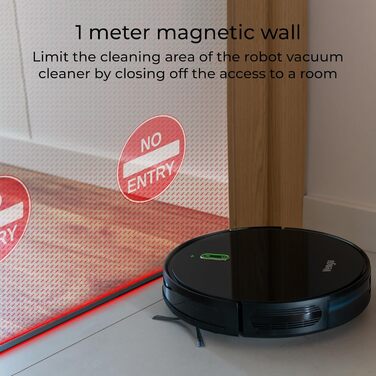 Робот-пилосос з функцією миття підлоги, гіроскопічна навігація, керування через додаток, чорний, VG RVC 3001 BK