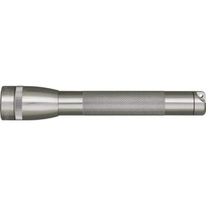 Ліхтарик MAGLITE Mini Maglite 2AA, сірий, у подарунковій коробці