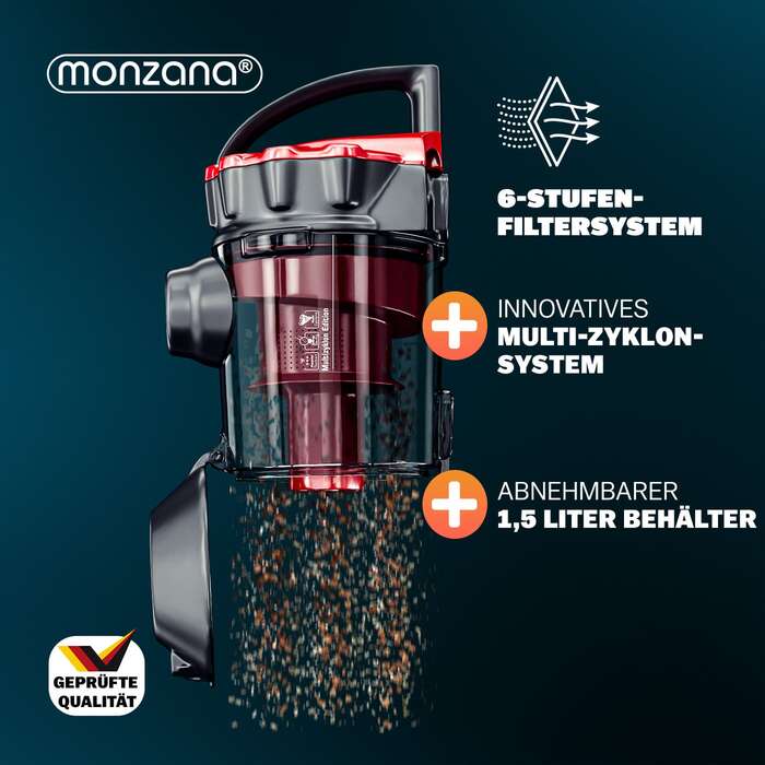 Мультициклонний пилосос Red 900 Вт ECO Power