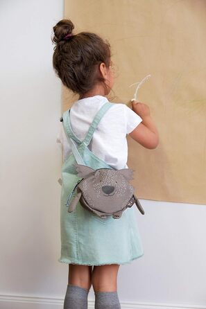 Дитяча поясна сумка на пояс від 3 років/Міні-сумка для друзів, 14 см (Cali Wombat, Brown)