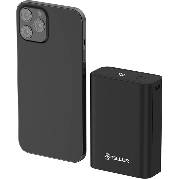 Зарядний пристрій TELLUR Compact Pro PD701, 20 000 мАг, PD3.0/QC3.0/Huawei Supercharge, швидка зарядка