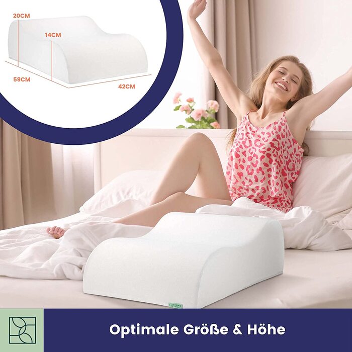 Подушка для ніг з ортопедичним ефектом для дорослих, для полегшення навантаження на ноги, з підтримкою, сертифікат Oeko-Tex