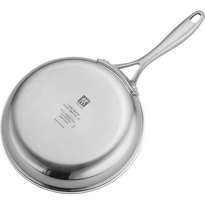 Сковорода ZWILLING Clad CFX, нержавіюча сталь, керамічне покриття, антипригарна, діаметр 20.3 см