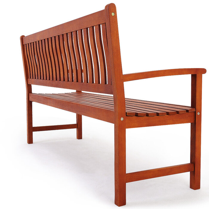 Садова лавка Maxima евкаліптова деревина FSC-сертифікована® 152x55x92см