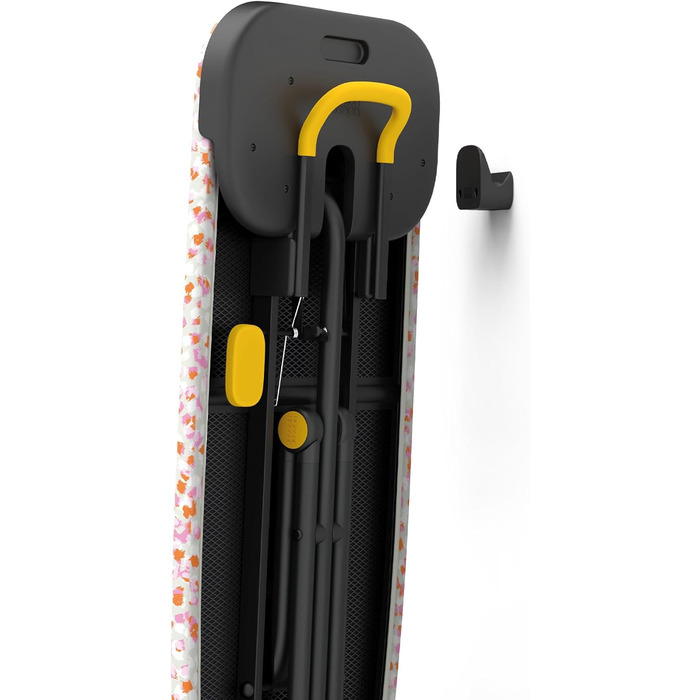 Гладильна дошка Joseph Joseph Glide 135x45 см з регулюванням висоти та стійкою до нагрівання платформою для прасування, зручне зберігання, 4-шаровий бавовняний чохол (Стандарт, Персиковий, 135 см)