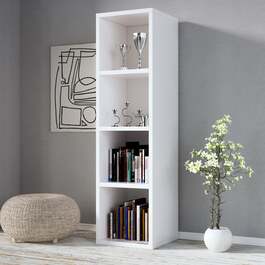 Книжкова шафа Skylar White 106x30x30см