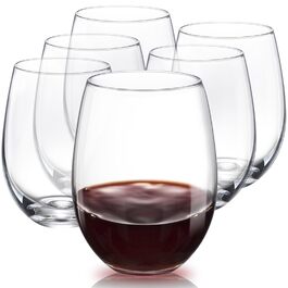 Набір келихів для вина PROST! 6 шт., 491 мл, без свинцю, для червоного та білого вина, 496 мл (6 шт.)