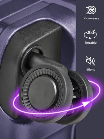 Набір валіз Pactastic 3 шт. з поліпропілену | Розширюваний, 4 колеса, TSA-замок | Для жінок та чоловіків (Collection 04)