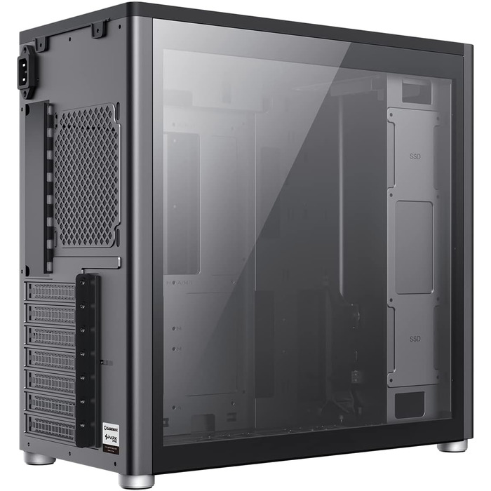 Ігровий корпус GameMax Spark Pro Cube ATX з двома загартованими скляними панелями, USB 3.0, Type-C, чорний