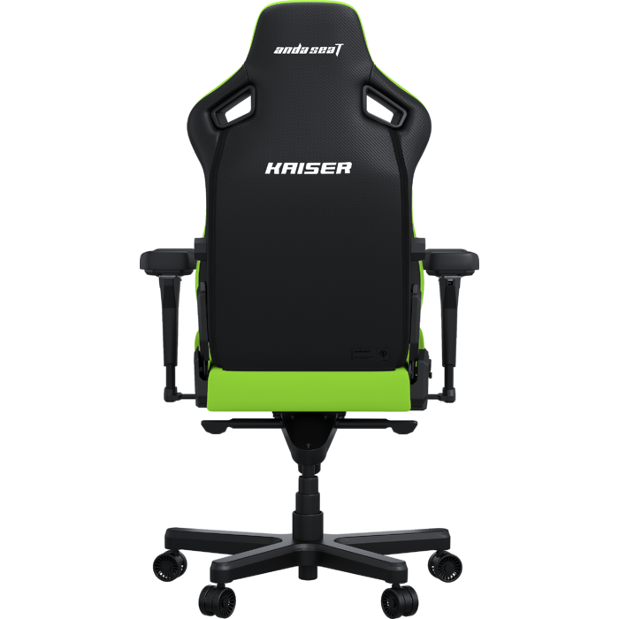 Крісло ігрове Anda Seat Kaiser 4 Cyber Green PVC Size XL