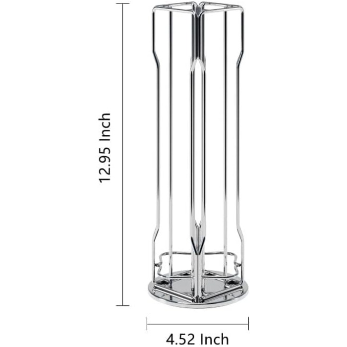 Тримач для капсул Nespresso Vertuo Sevenline – 20 капсул, обертається на 360°, срібний