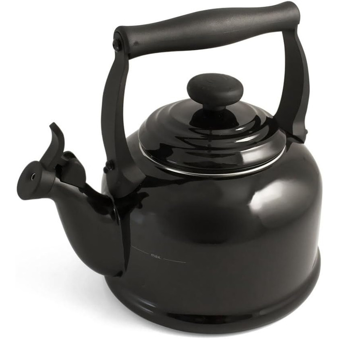 Чайник для води Le Creuset Tradition, 2,1 л, емальована сталь, глянцевий чорний