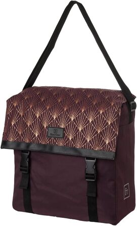 FAST RIDER Fastrider Nara Single Pannier Trend (Deco Aubergine), FAST RIDER Fastrider Nara Single Pannier Trend (Deco Aubergine)