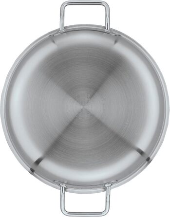 Сковорода Spring Vulcano Cut Resist XL, Ø 24 см, нержавіюча сталь, бортик висотою 7 см, антипригарна, індукційна, 5-шаровий матеріал, стійка до подряпин, жароміцна (60 символів)