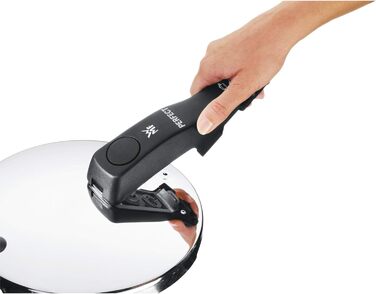 Набір швидковарки WMF Perfect Induktion 2 шт (4.5л + 3л) Cromargan нержавіюча сталь, 2 рівні потужності