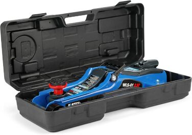 Гідравлічний домкрат STIX 2.5T низькопрофільний з кейсом, гумовими накладками та адаптером для SUV - для легкових та позашляхових автомобілів