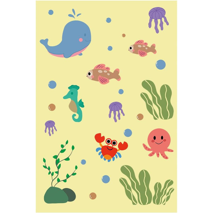 Дитячий стіл SoBuy з табуретом, комплект меблів для дитячої кімнати, ігровий та мальовий стіл для дітей, блакитний, 80x66x50 см, KMB60-B