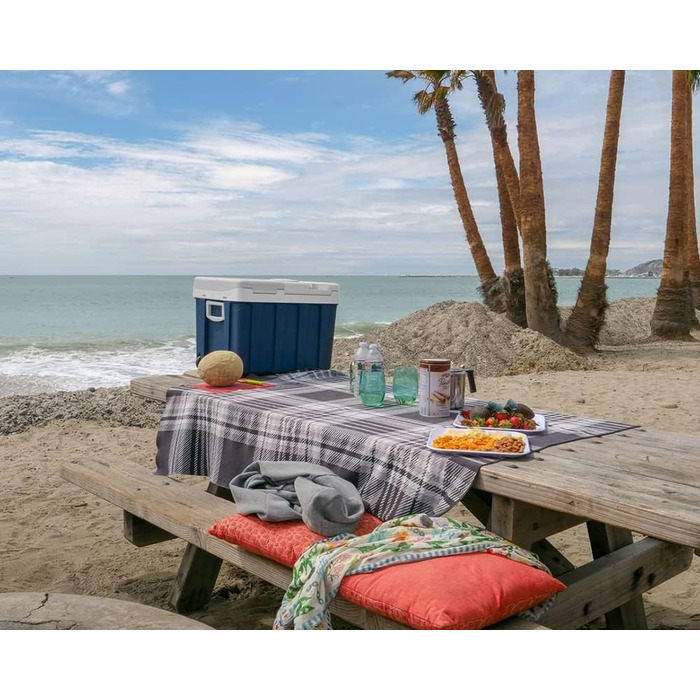 Автомобільний холодильник Mobicool MQ40W 39л, 12/230V, з колесами, блакитний - для авто, човна, кемпера