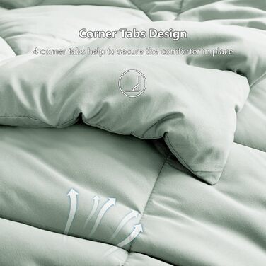 Ковдра CozyLux 200x200 см для всіх сезонів, ковдра з мікрофібри 300gsm, біла, 200x200 см, дихаюча, для сну