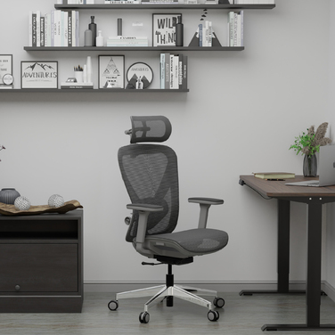 Крісло Mealux Q1 Air Grey (арт. HF Q-1 M/G)