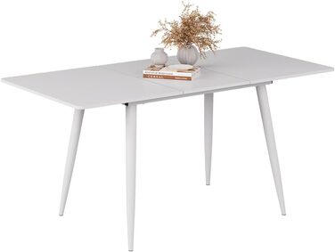 Розкладний стіл Vicco Esstisch Beaver, 80x70 см, білий (120-160x75x80 см)