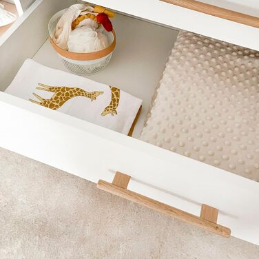 Комод для переодягання ATB ILA з пеленальним столиком - Комплект для дитячої кімнати, білий