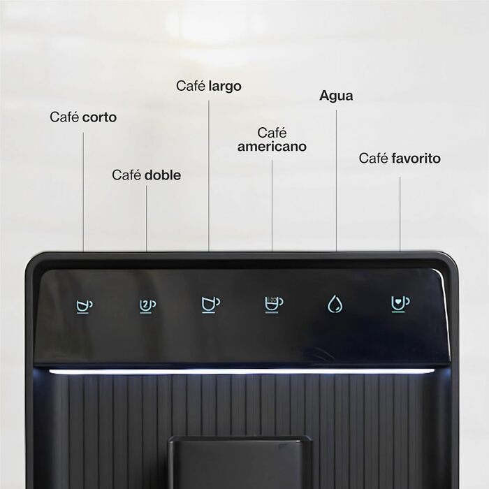 Кавомашина Incapto Aura автоматична з вбудованим млином | 19 bar | 2 чашки | 1.5 л резервуар | Thermoblock | Автоматичне очищення (Чорний)
