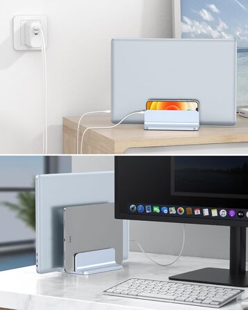 Підставка для ноутбука OMOTON: регульована, для екранів до 17.3 дюймів, сумісна з MacBook Air/Pro (блакитна)