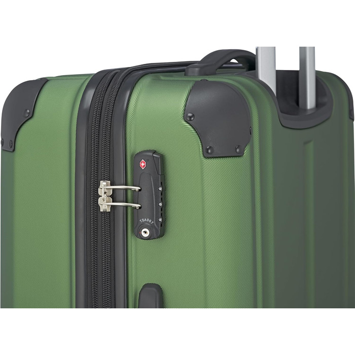 Чемоданний набір Travelite City з 4 колесами, зелений (L/M)