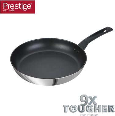 Сковорідки з нержавіючої сталі Prestige 9xT, 3 шт. , 21/25/29 см (сковорідка, 29 см)