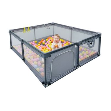 Дитячий манеж Relaxdays з 50 м'ячиками