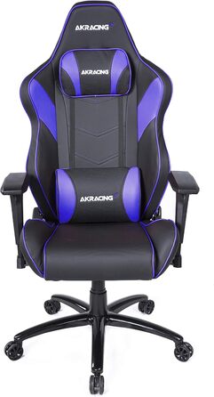 Ігрове крісло AKRacing Core LX Plus, штучна шкіра, 5 років гарантії (чорний/індиго)