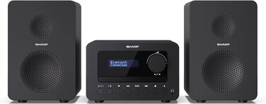 Компактна система SHARP XLB520D (40 Вт, DAB/FM, Bluetooth), чорна