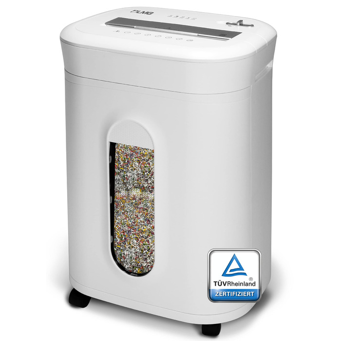 Професійний шредер для документів, безпека P5, 10 аркушів, леза для нищення, тихий, для офісу, нищення скріпок та степлерних скоб